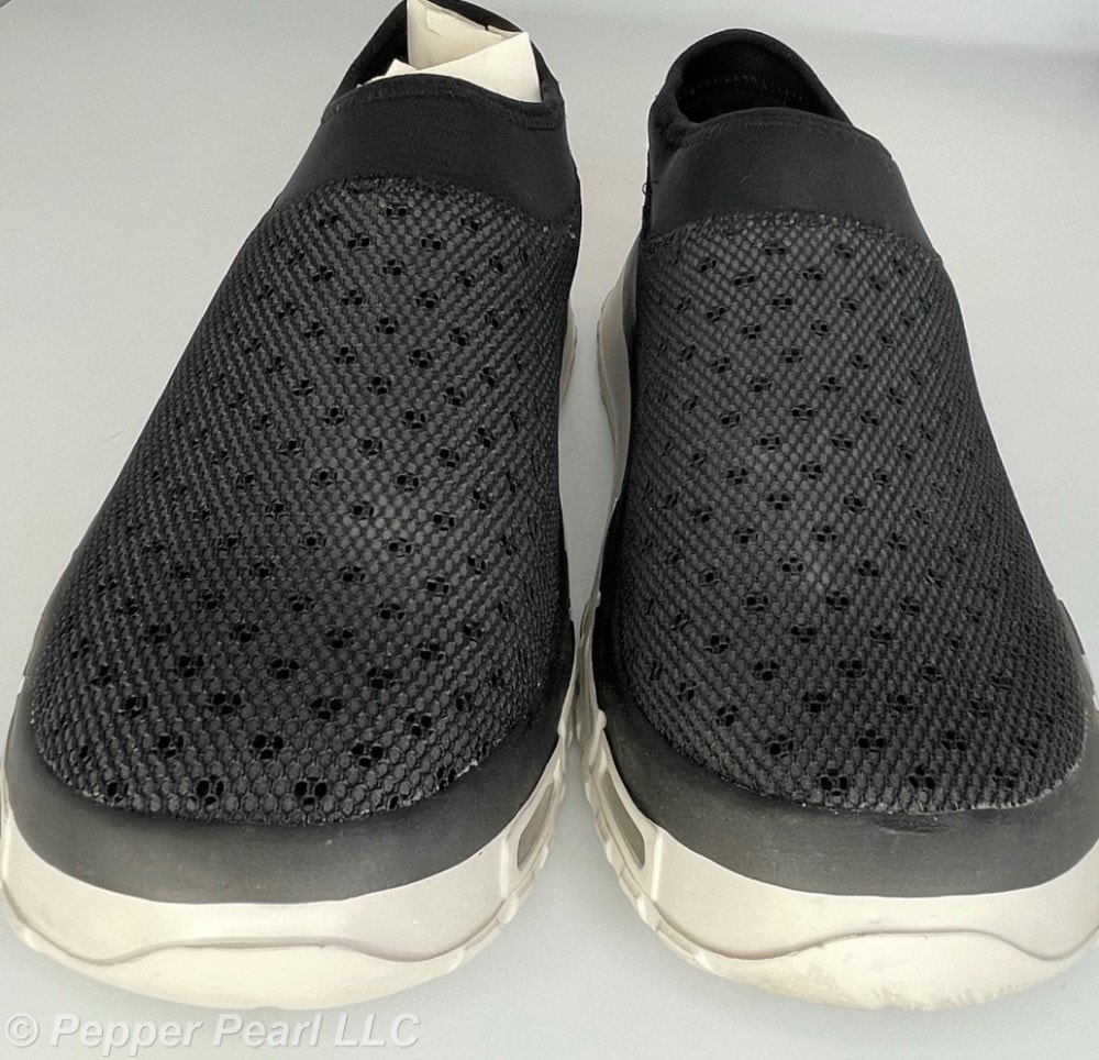 Fishing, Boat, Deck Shoes Neoprene Collar Mens Size 8 Black Water Slip Resistant