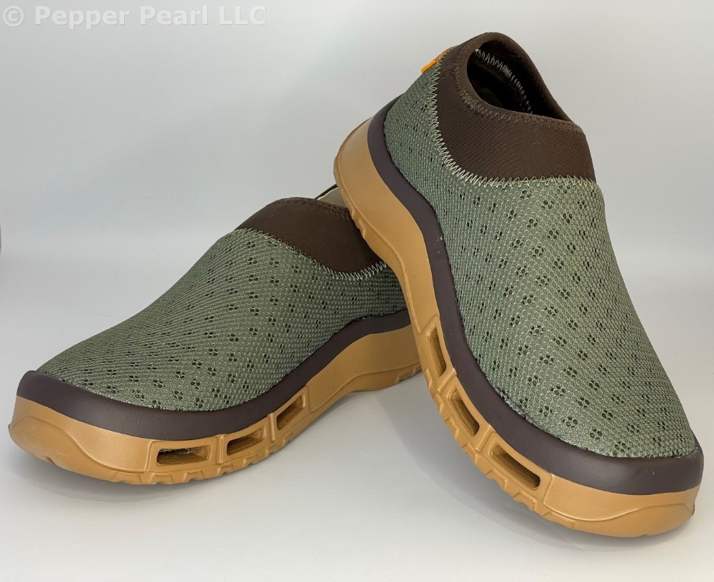 Fishing, Boat, Deck Shoes Neoprene Collar Men's Size 7 Sage Water Slip Resistant