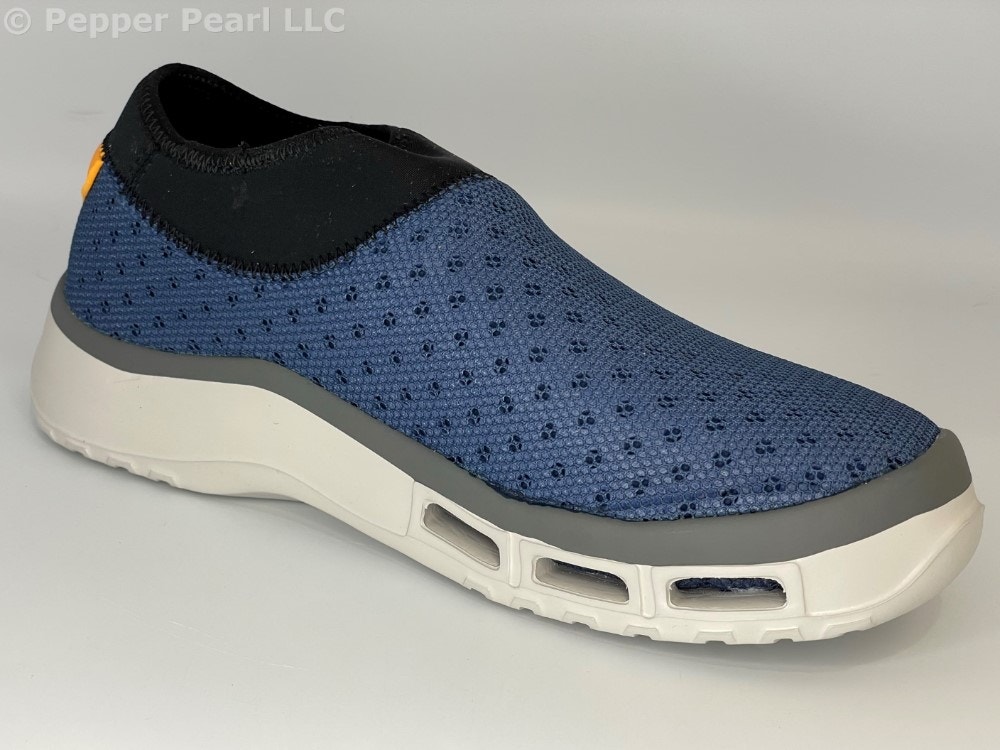 Fishing, Boat, Deck Shoes Neoprene Collar Men's Size 8 Blue Water Slip Resistant