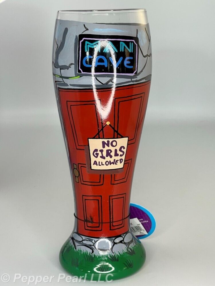 Lolita Pilsner Glass Man Cave Santa Barbara Design Gotta Love Beer Password Beer