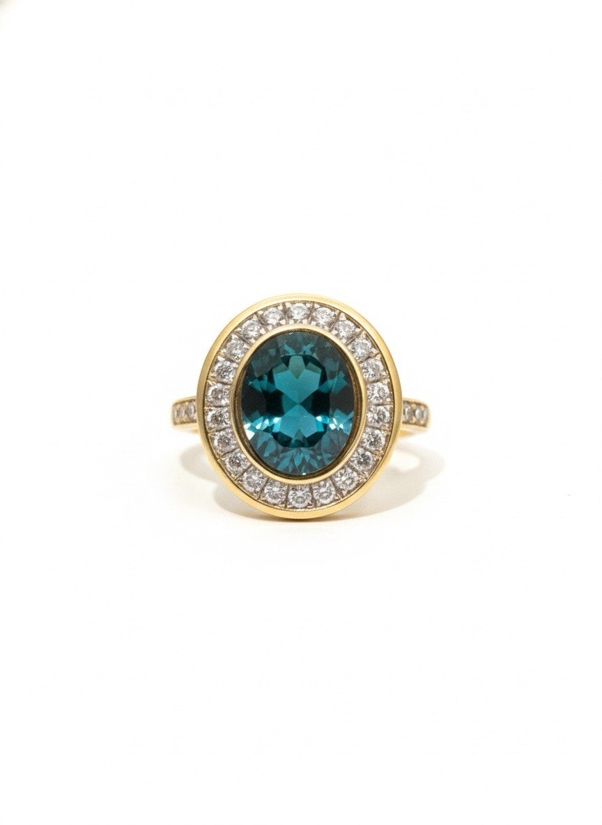 Swarovski Blue Topaz Ring